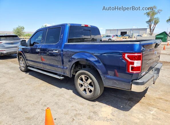 1FTEW1C46LKD60214 2020 FORD F150 Blue Rear left