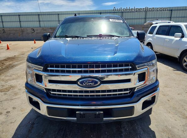 1FTEW1C46LKD60214 2020 FORD F150 Blue Front view