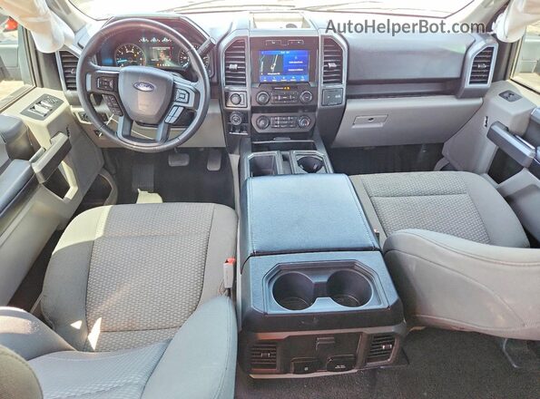 1FTEW1C46LKD60214 2020 FORD F150 Blue Dashboard view