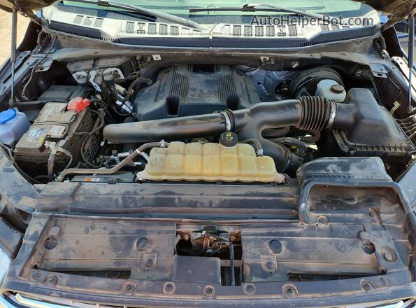 1FTEW1C46LKD60214 2020 FORD F150 Blue Rear interior view