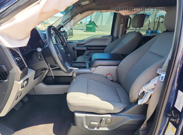 1FTEW1C46LKD60214 2020 FORD F150 Blue Front interior view