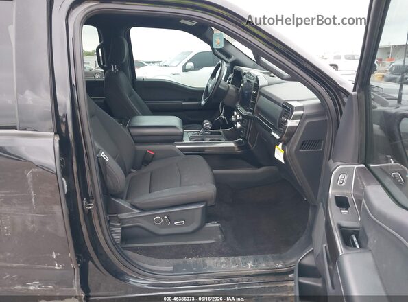 1FTEW1C50MFC27239 2021 FORD F150 Black Вид салону спереду