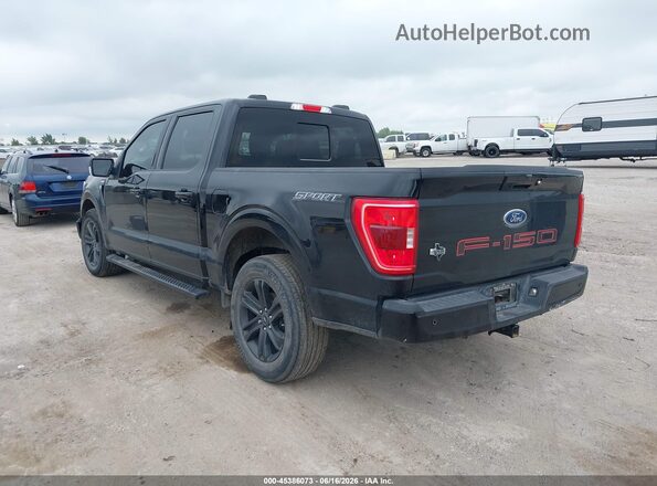 1FTEW1C50MFC27239 2021 FORD F150 Black Задня ліва чверть