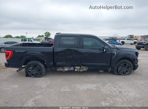1FTEW1C50MFC27239 2021 FORD F150 Black Вид задньої частини салону