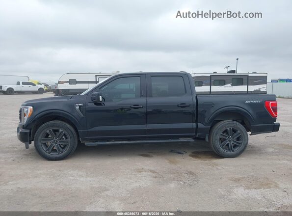 1FTEW1C50MFC27239 2021 FORD F150 Black Панорамний вид салону 360°