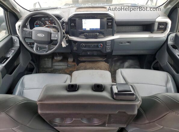 1FTEW1C50NFA51634 2022 FORD F150 White Dashboard view