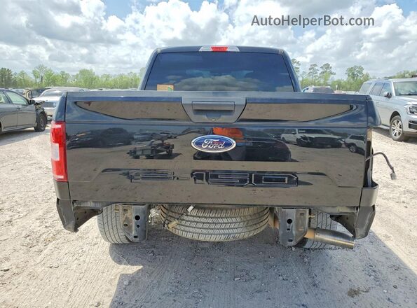 1FTEW1C51JKD83826 2018 FORD F150 Black Вид ззаду