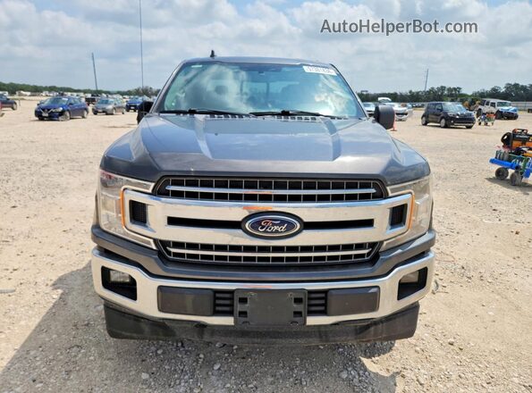 1FTEW1C52JKF34995 2018 FORD F150 Серый Вид спереди