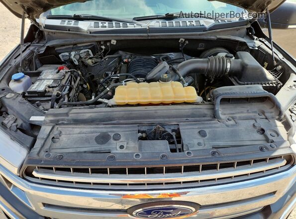 1FTEW1C52JKF34995 2018 FORD F150 Серый Вид задней части салона