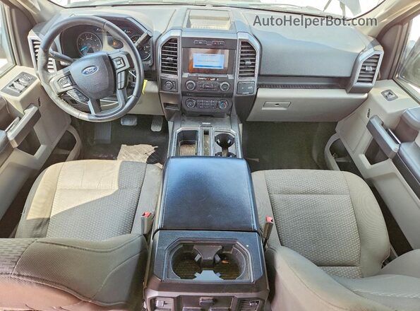 1FTEW1C52JKF34995 2018 FORD F150 Серый Вид панели приборов