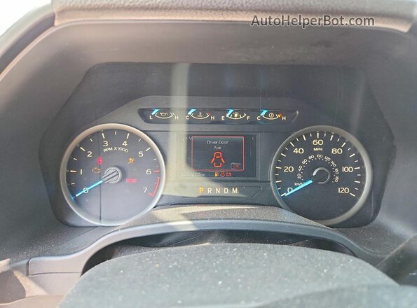1FTEW1C52JKF34995 2018 FORD F150 Серый Вид щитка приборов