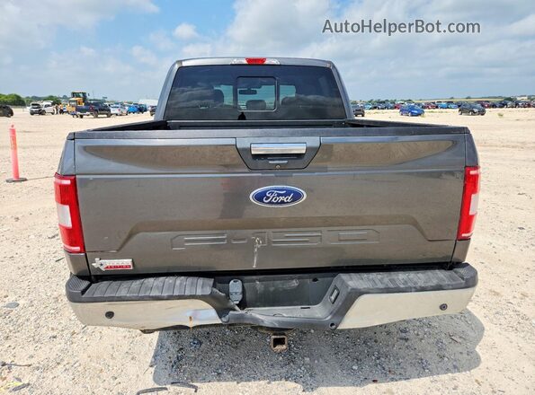 1FTEW1C52JKF34995 2018 FORD F150 Серый Вид сзади