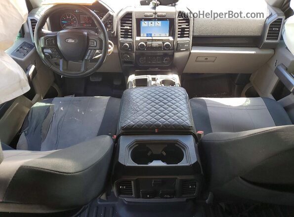1FTEW1C53KKE50542 2019 FORD F150 White Dashboard view