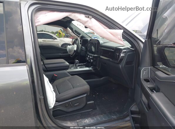 1FTEW1C53PFC27580 2023 FORD F150 Gray Widok wnętrza z przodu