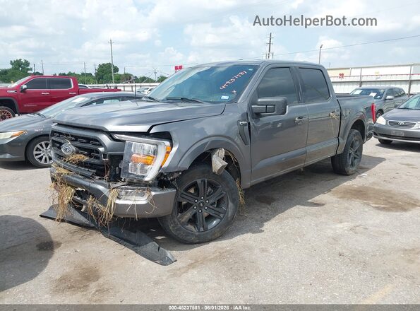 1FTEW1C53PFC27580 2023 FORD F150 Gray Przód lewy