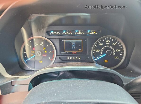 1FTEW1C54JFE76686 2018 FORD F150 Gray Vista del cuadro de instrumentos