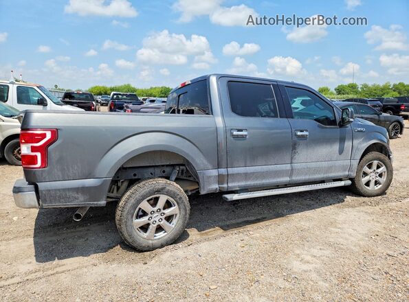 1FTEW1C54JFE76686 2018 FORD F150 Gray Trasero derecho