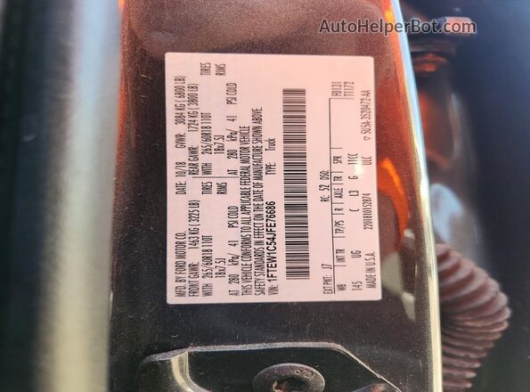 1FTEW1C54JFE76686 2018 FORD F150 Gray Vista del compartimento del motor