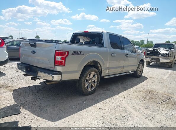 1FTEW1C54JKD58807 2018 FORD F150 Silver უკანა მარჯვენა