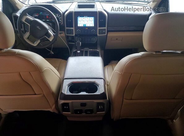 1FTEW1C54JKF72809 2018 FORD F150 Tan Widok deski rozdzielczej