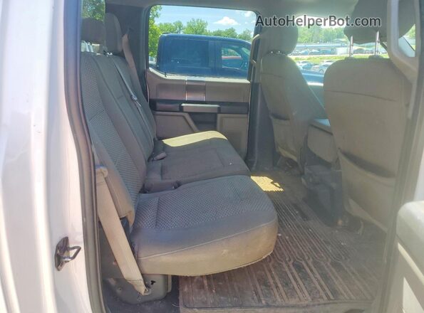 1FTEW1C55JKD43989 2018 FORD F150 White Rear seats view