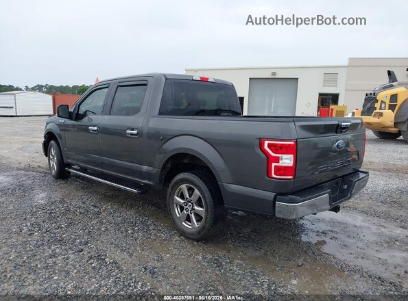 1FTEW1C56JKF33137 2018 FORD F150 Серый Задняя левая четверть