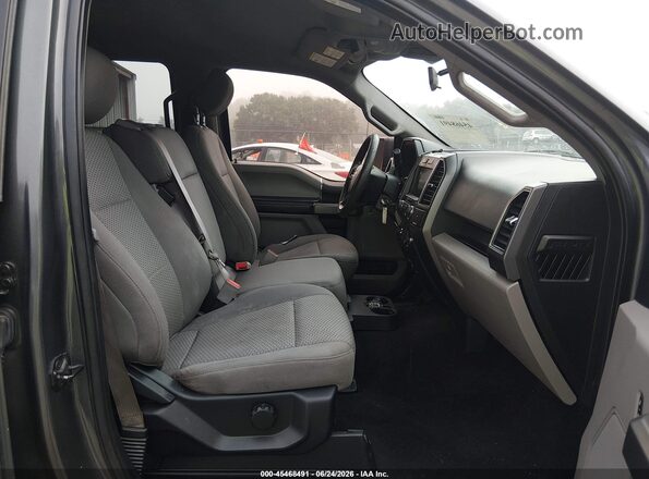1FTEW1C56KKC39190 2019 FORD F150 Gray წინა სალონის ხედი