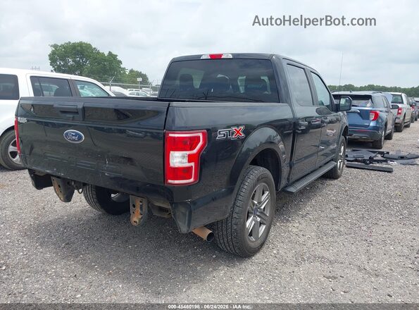 1FTEW1C56LKE69152 2020 FORD F150 Black Задня права чверть