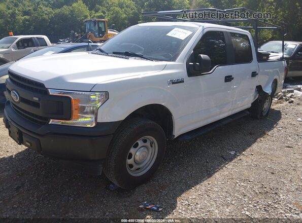 1FTEW1C57KFD54468 2019 FORD F150 White Передня ліва чверть