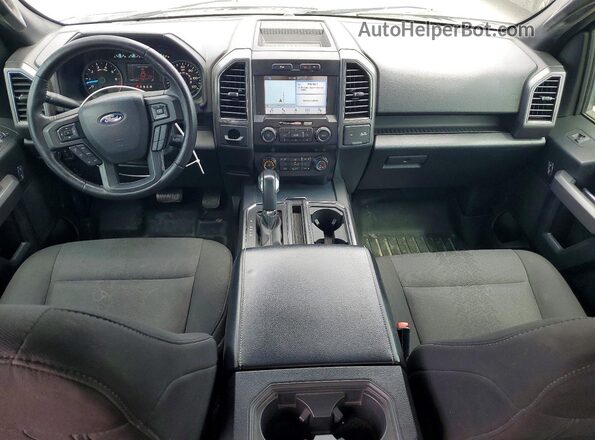 1FTEW1C58KKC20415 2019 FORD F150 Black Dashboard view