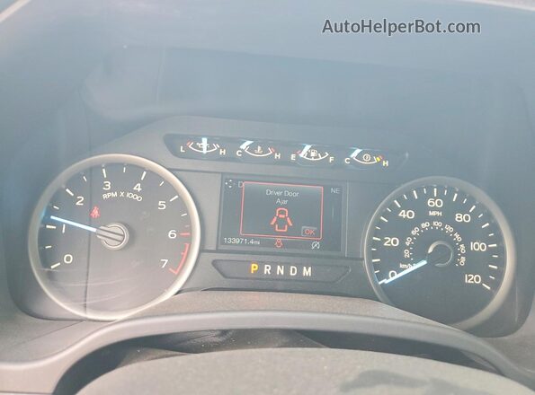 1FTEW1C58KKC20415 2019 FORD F150 Black Instrument cluster view