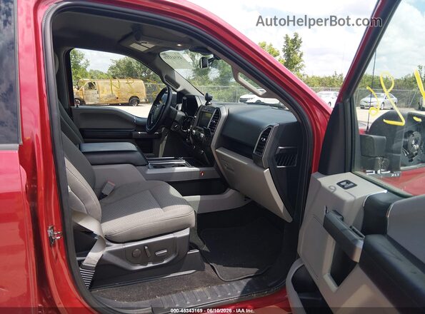 1FTEW1C59LFA48423 2020 FORD F150 Red Вид салону спереду