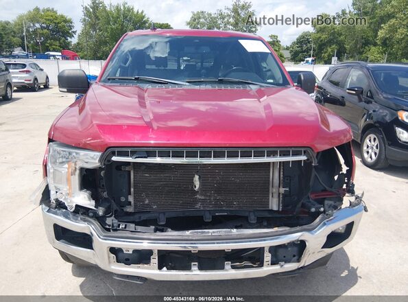 1FTEW1C59LFA48423 2020 FORD F150 Red Вид щитка приладів