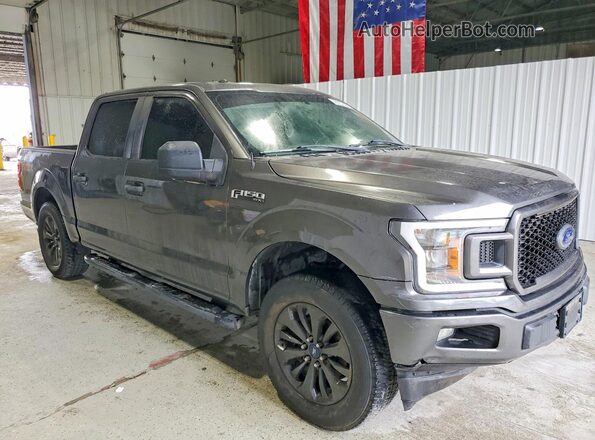 1FTEW1C5XJKD53160 2018 FORD F150 Gray წინა მარჯვენა