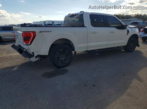 1FTEW1C5XNFC08537 2022 FORD F150 White Trasero derecho