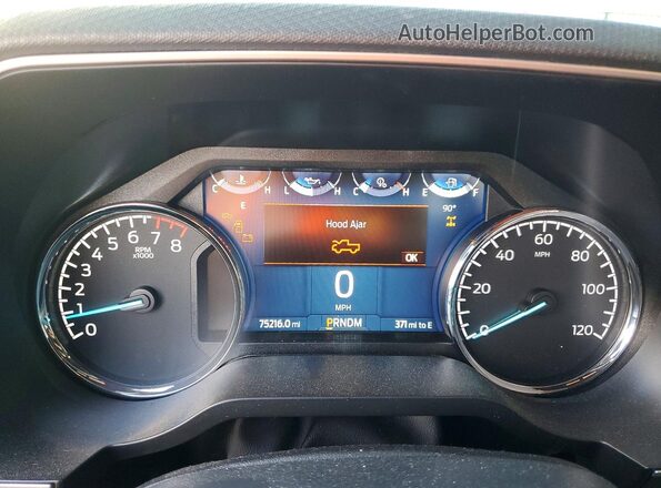 1FTEW1C5XNFC08537 2022 FORD F150 White Vista del cuadro de instrumentos