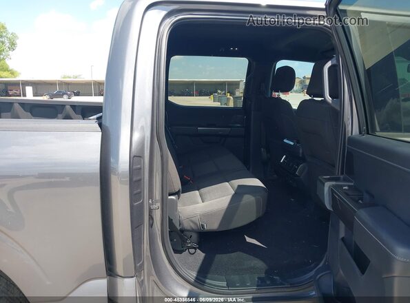 1FTEW1C5XPFB96232 2023 FORD F150 Gray VIN կոդի պիտակի տեսք