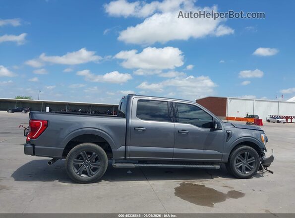 1FTEW1C5XPFB96232 2023 FORD F150 Gray Սալոնի 360 աստիճան տեսք