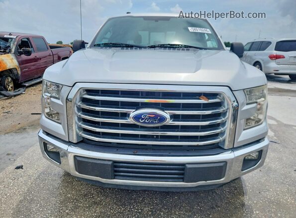 1FTEW1C82GFC71998 2016 FORD F150 Silver Widok z przodu