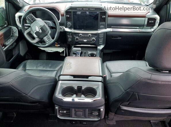1FTEW1C83NFA26561 2022 FORD F150 Black Vista del salpicadero