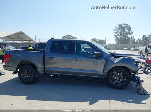 1FTEW1C83PFA14493 2023 FORD F150 Gray სალონის 360-გრადუსიანი ხედი