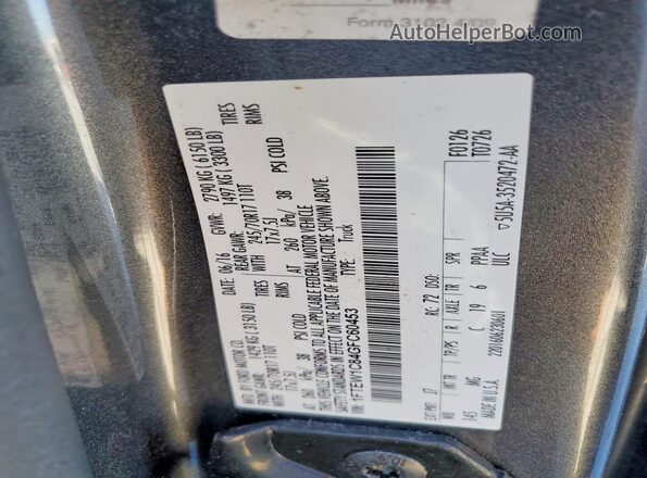 1FTEW1C84GFC60453 2016 FORD F150 Gray 