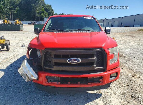 1FTEW1C87GFB50030 2016 FORD F150 Красный Вид спереди