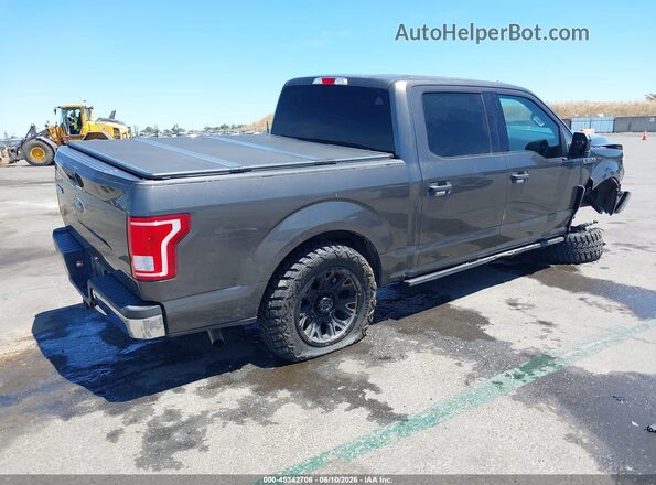 1FTEW1C88HKC65938 2017 FORD F150 Серый Задняя правая четверть