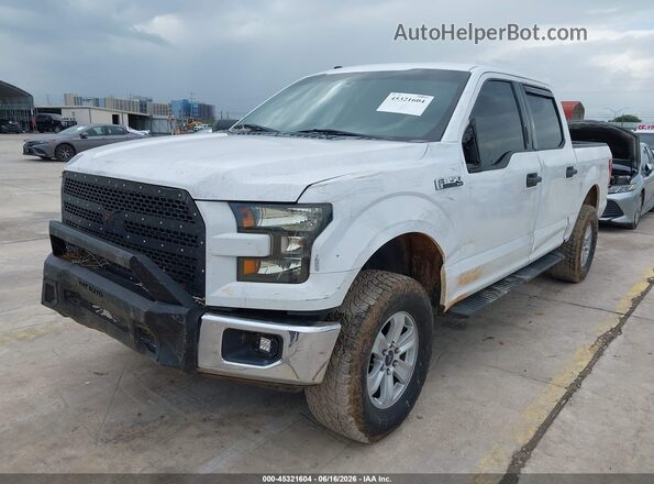 1FTEW1C89HKD31557 2017 FORD F150 White Передня ліва чверть
