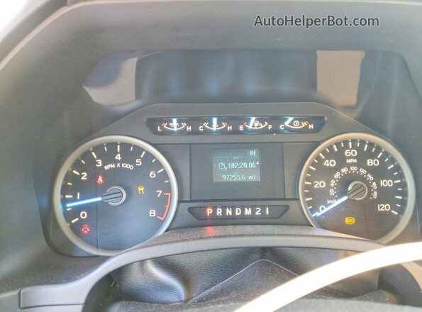 1FTEW1CB3JFD15011 2018 FORD F150 White Widok zestawu wskaźników