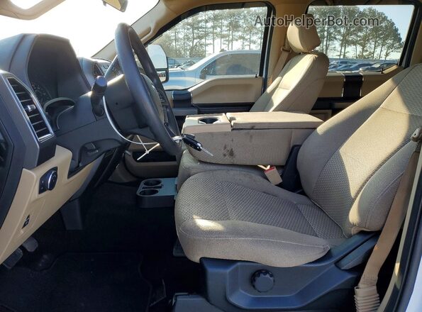 1FTEW1CB3JFD15011 2018 FORD F150 White Widok wnętrza z przodu