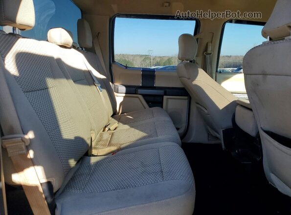 1FTEW1CB3JFD15011 2018 FORD F150 White Widok tylnych siedzeń