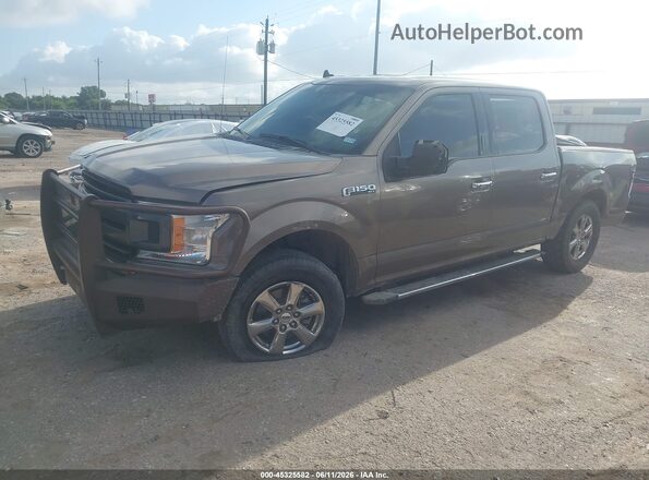 1FTEW1CB3LKD47175 2020 FORD F150 Brown წინა მარცხენა ხედი სამი მეოთხედიდან