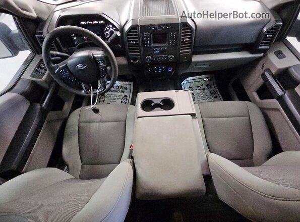 1FTEW1CB6JFD97218 2018 FORD F150 White Dashboard view